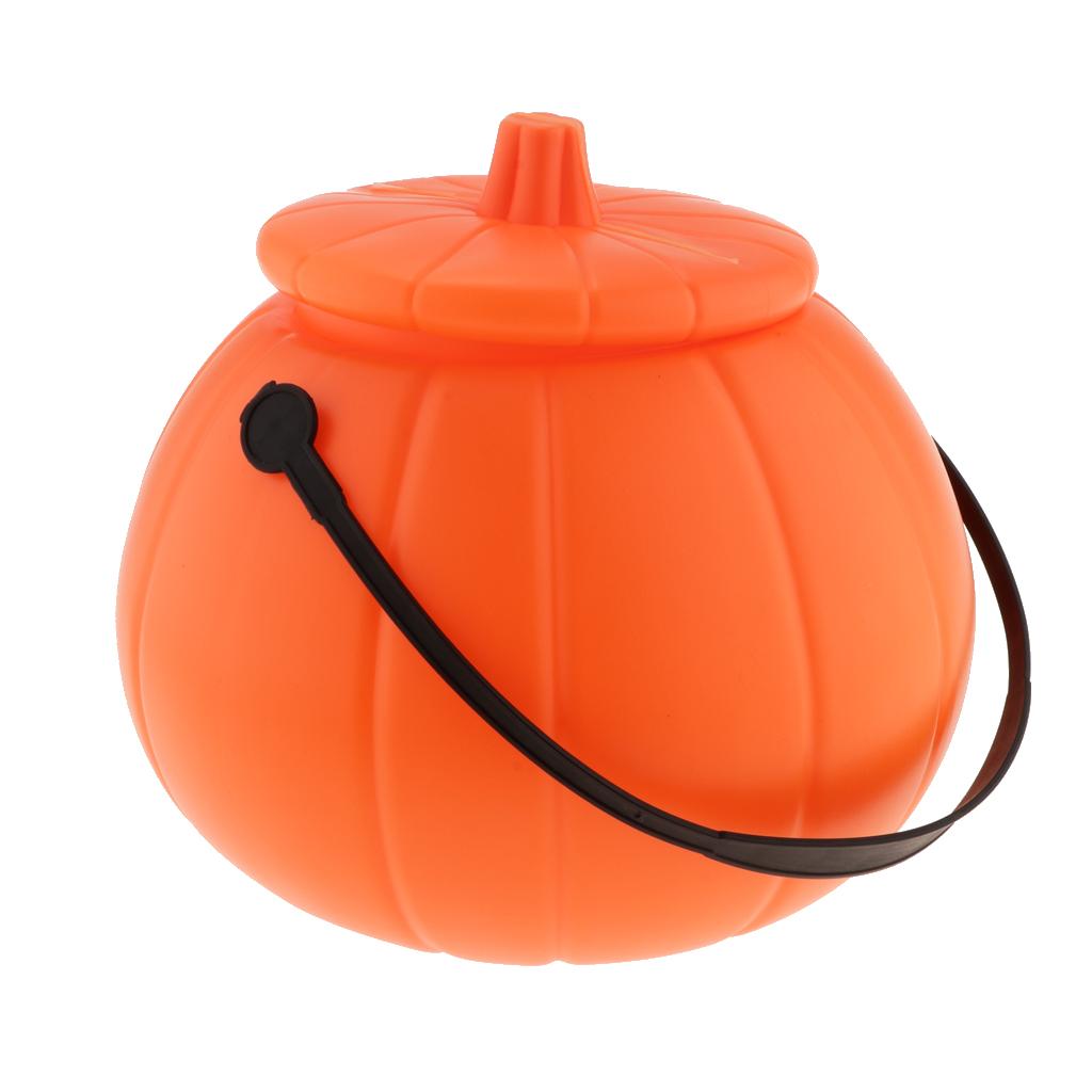 ถังใส่ขนมฮาโลวีน รูปฟักทอง ทำจ - Pumpkin Lantern Halloween บทวิจารณ์และราคา