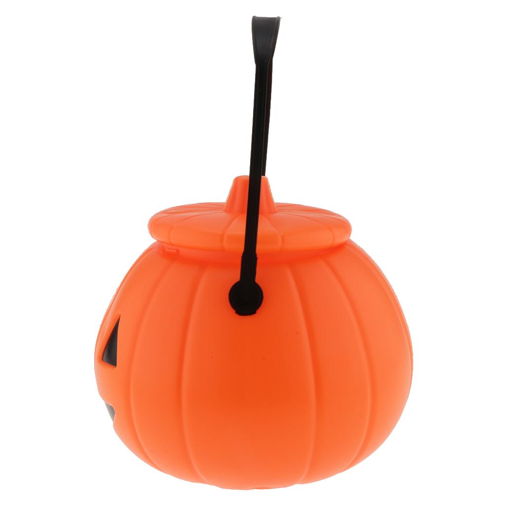 ถังใส่ขนมฮาโลวีน รูปฟักทอง ทำจ - Pumpkin Lantern Halloween บทวิจารณ์และราคา