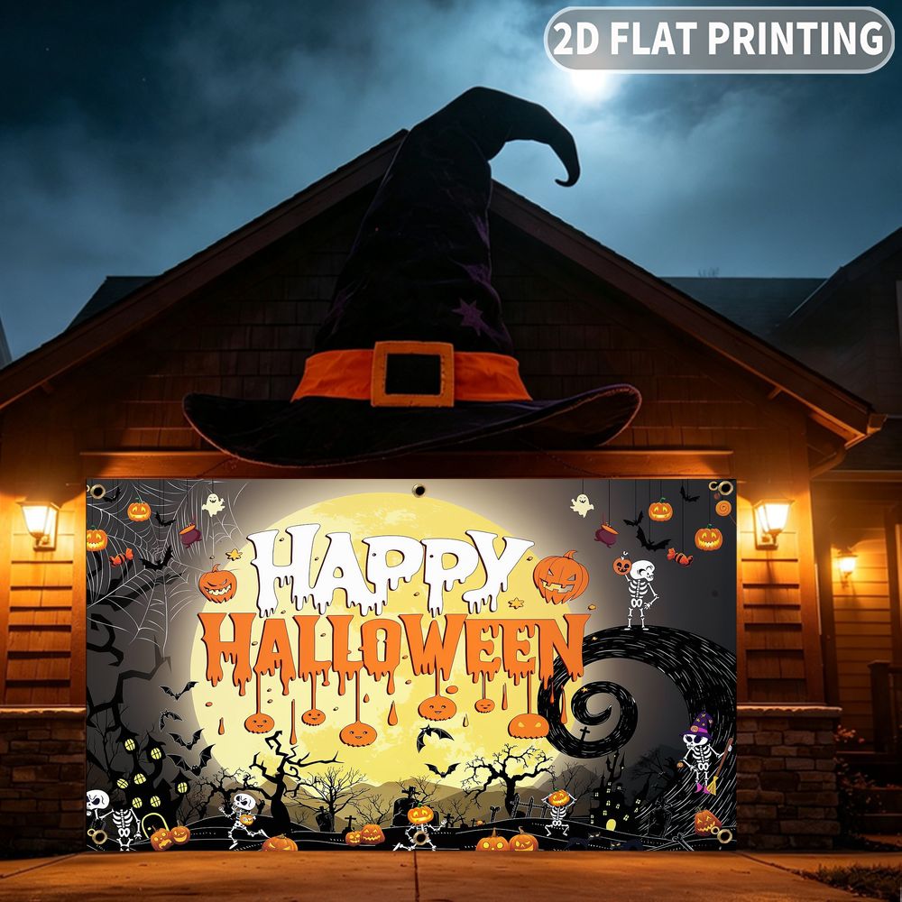 แบนเนอร์ตกแต่งงานปาร์ตี้ฮาโลวี - Halloween Skeleton Decoration บทวิจารณ์และราคา