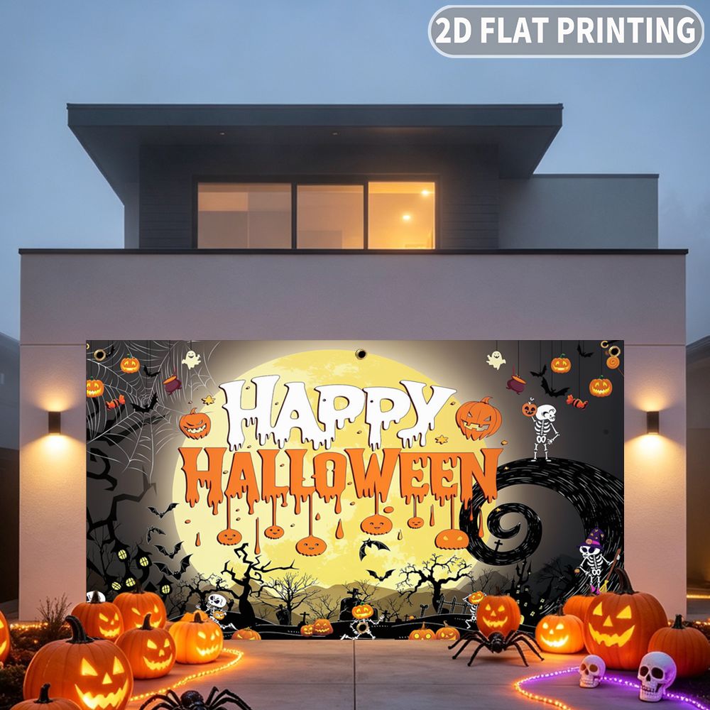 แบนเนอร์ตกแต่งงานปาร์ตี้ฮาโลวี - Halloween Skeleton Decoration บทวิจารณ์และราคา