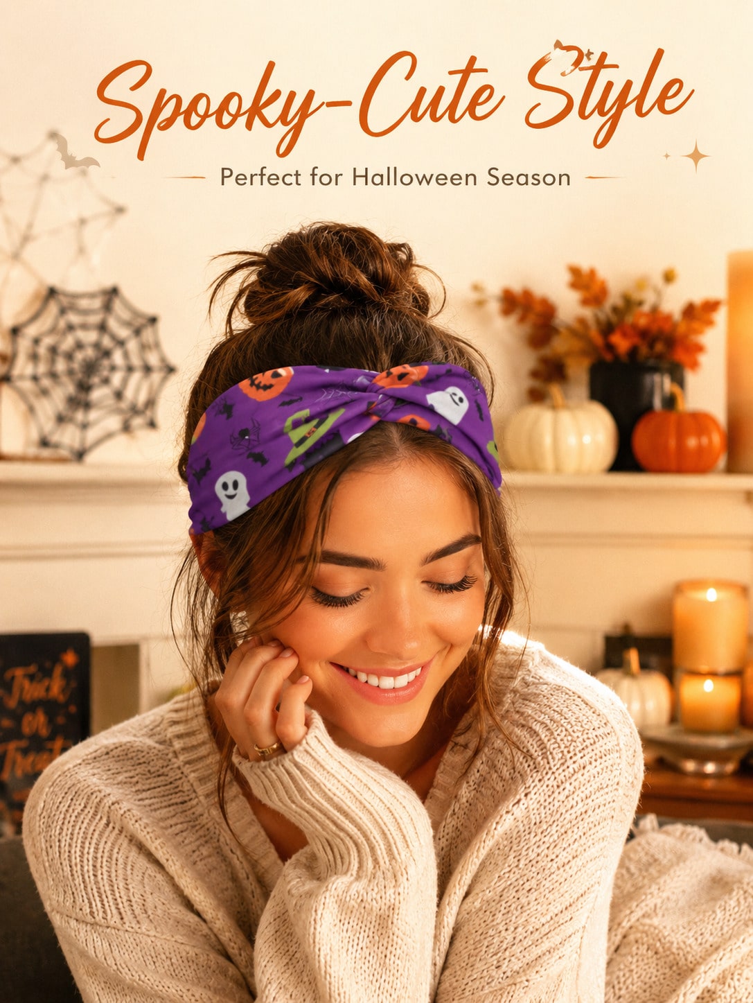 8/4/1 ชิ้น ที่คาดผมฮาโลวีนสำหร - Spider Web Halloween Decoration บทวิจารณ์และราคา