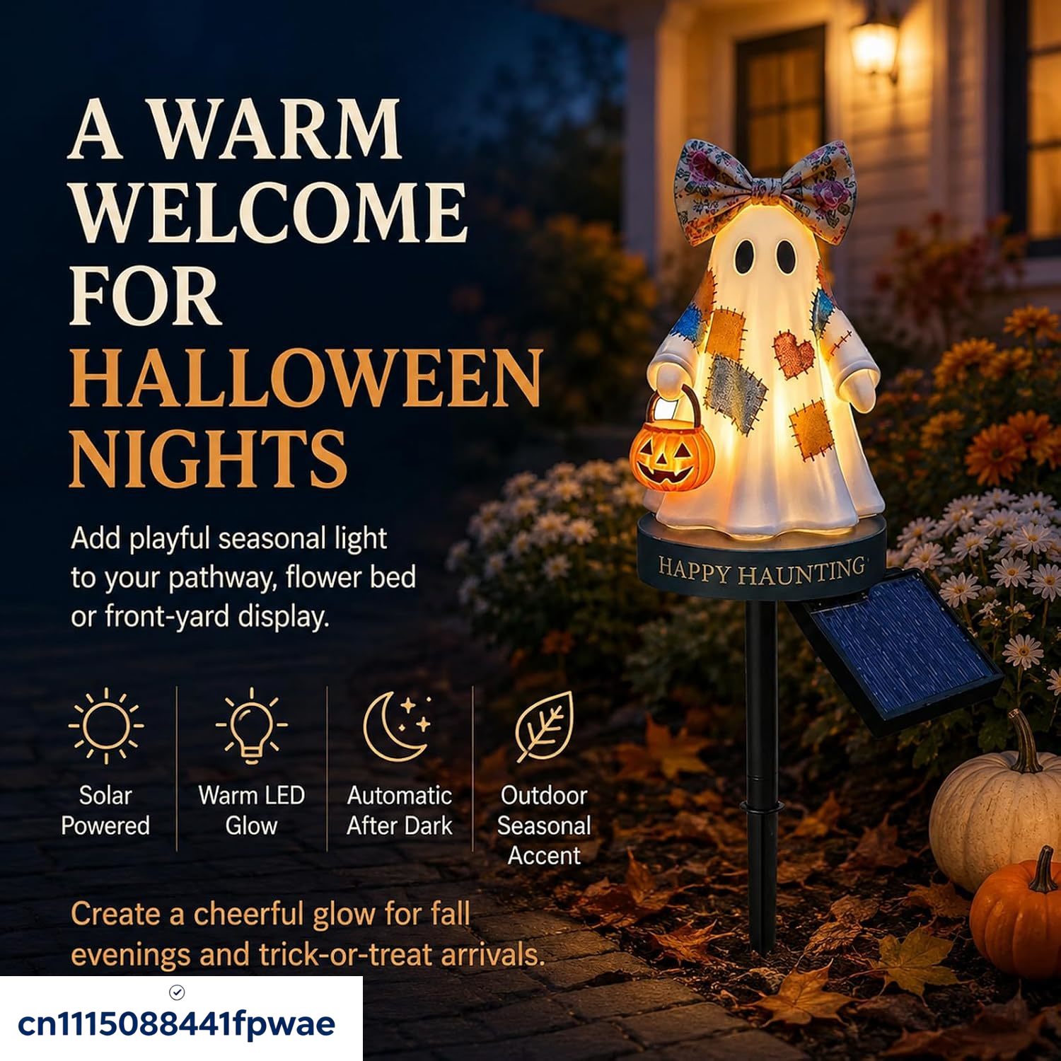 ของตกแต่งฮาโลวีนพลังงานแสงอาทิ - Pumpkin Lantern Halloween บทวิจารณ์และราคา