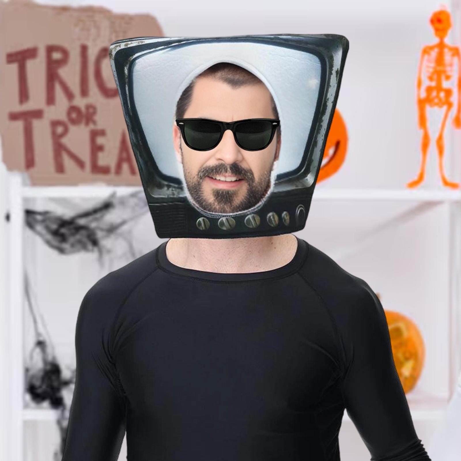 หมวกหน้ากากทีวีสุดน่ารักแปลกให - Halloween Costume Adult บทวิจารณ์และราคา