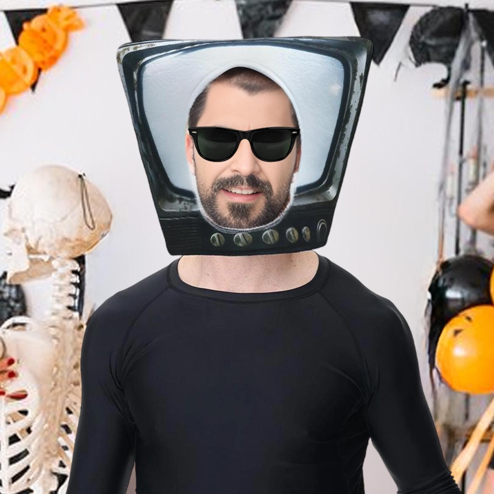 หมวกหน้ากากทีวีสุดน่ารักแปลกให - Halloween Costume Adult บทวิจารณ์และราคา