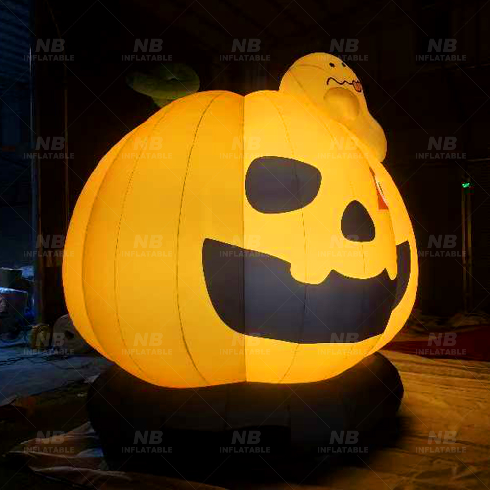 ฟักทองฮาโลวีนขนาดใหญ่แบบเป่าลม - Halloween Pumpkin Decor Led บทวิจารณ์และราคา