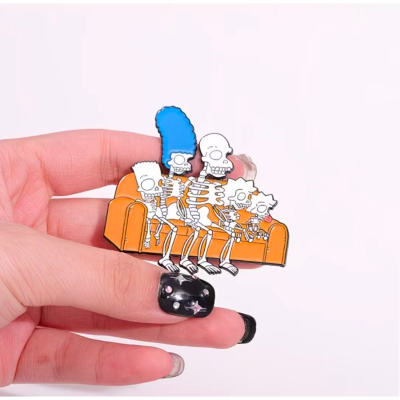 เข็มกลัดรูปการ์ตูนอนิเมะตลกๆ ร - Halloween Skeleton Decoration บทวิจารณ์และราคา