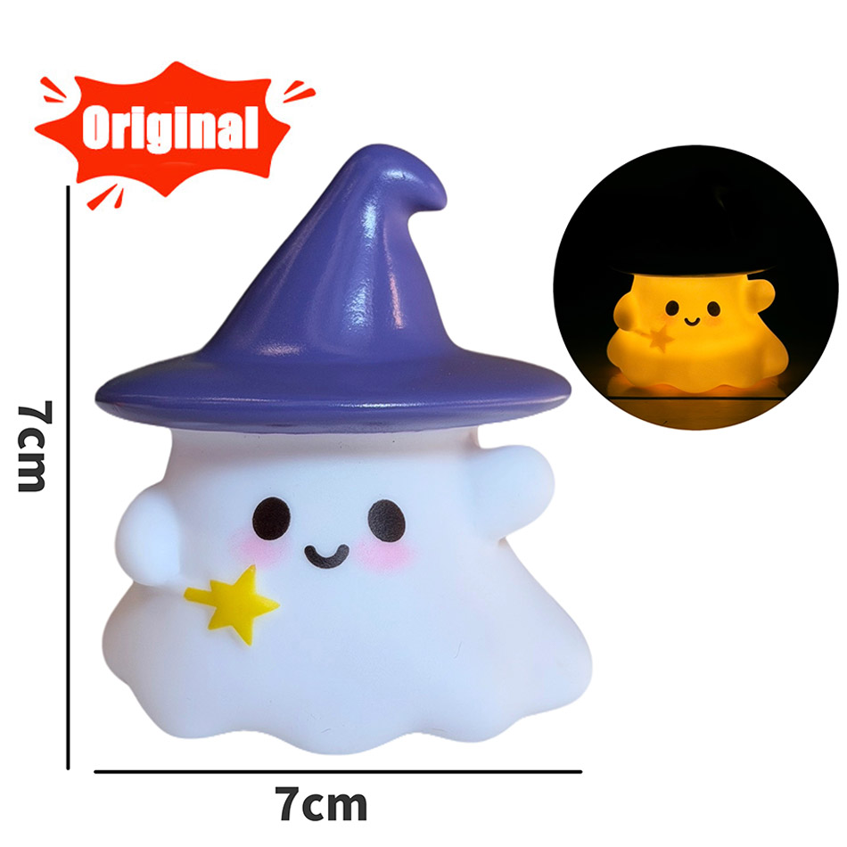 โคมไฟซิลิโคนรูปผีแม่มดฟักทองน่ - Halloween Pumpkin Decor Led บทวิจารณ์และราคา