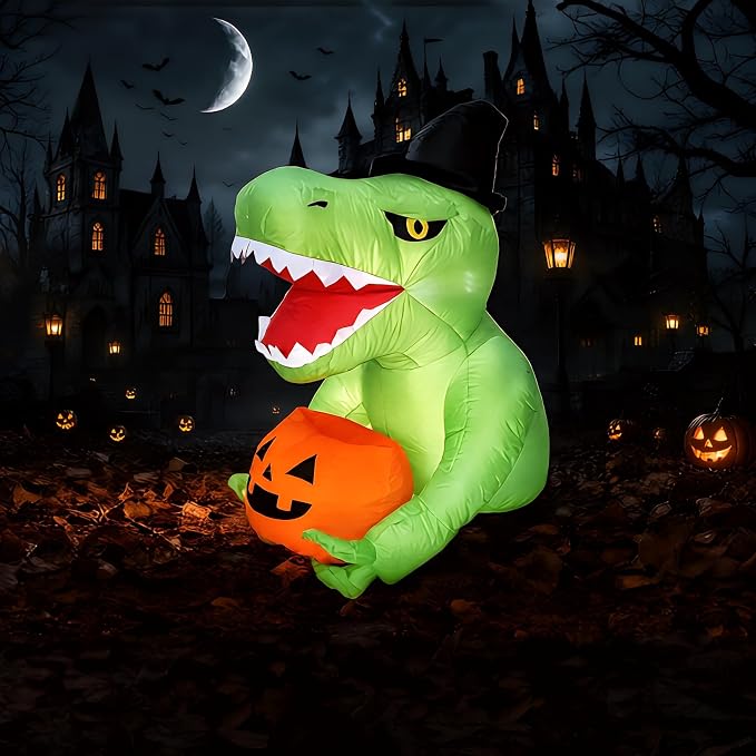 ชุดตกแต่งฮาโลวีนแบบเป่าลมสำหรั - Halloween Pumpkin Decor Led บทวิจารณ์และราคา