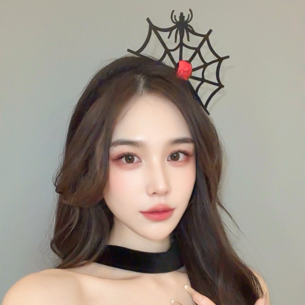 ที่คาดผมลายใยแมงมุมฮาโลวีน ที่ - Spider Web Halloween Decoration บทวิจารณ์และราคา