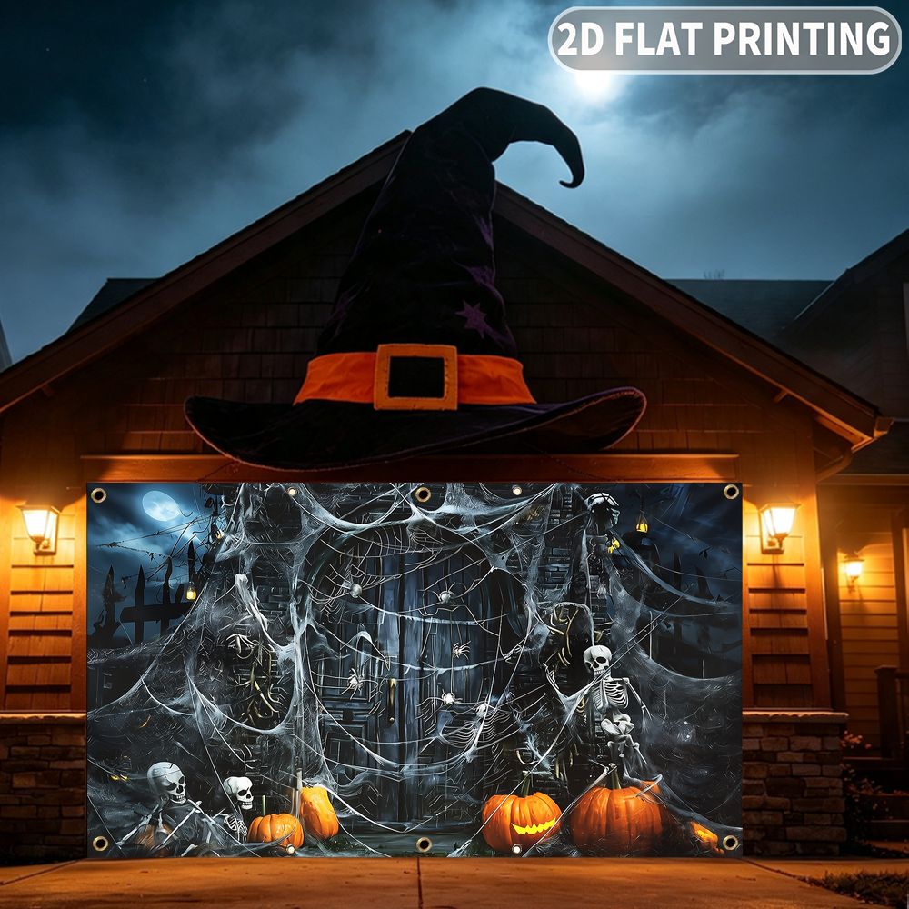 แบนเนอร์ตกแต่งงานปาร์ตี้ฮาโลวี - Halloween Skeleton Decoration บทวิจารณ์และราคา