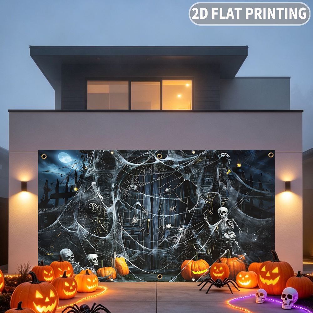 แบนเนอร์ตกแต่งงานปาร์ตี้ฮาโลวี - Halloween Skeleton Decoration บทวิจารณ์และราคา