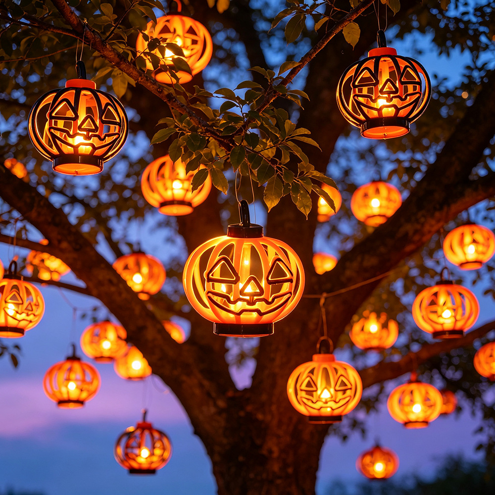 โคมไฟ LED รูปฟักทองกลวงสำหรับฮ - Halloween Pumpkin Decor Led บทวิจารณ์และราคา