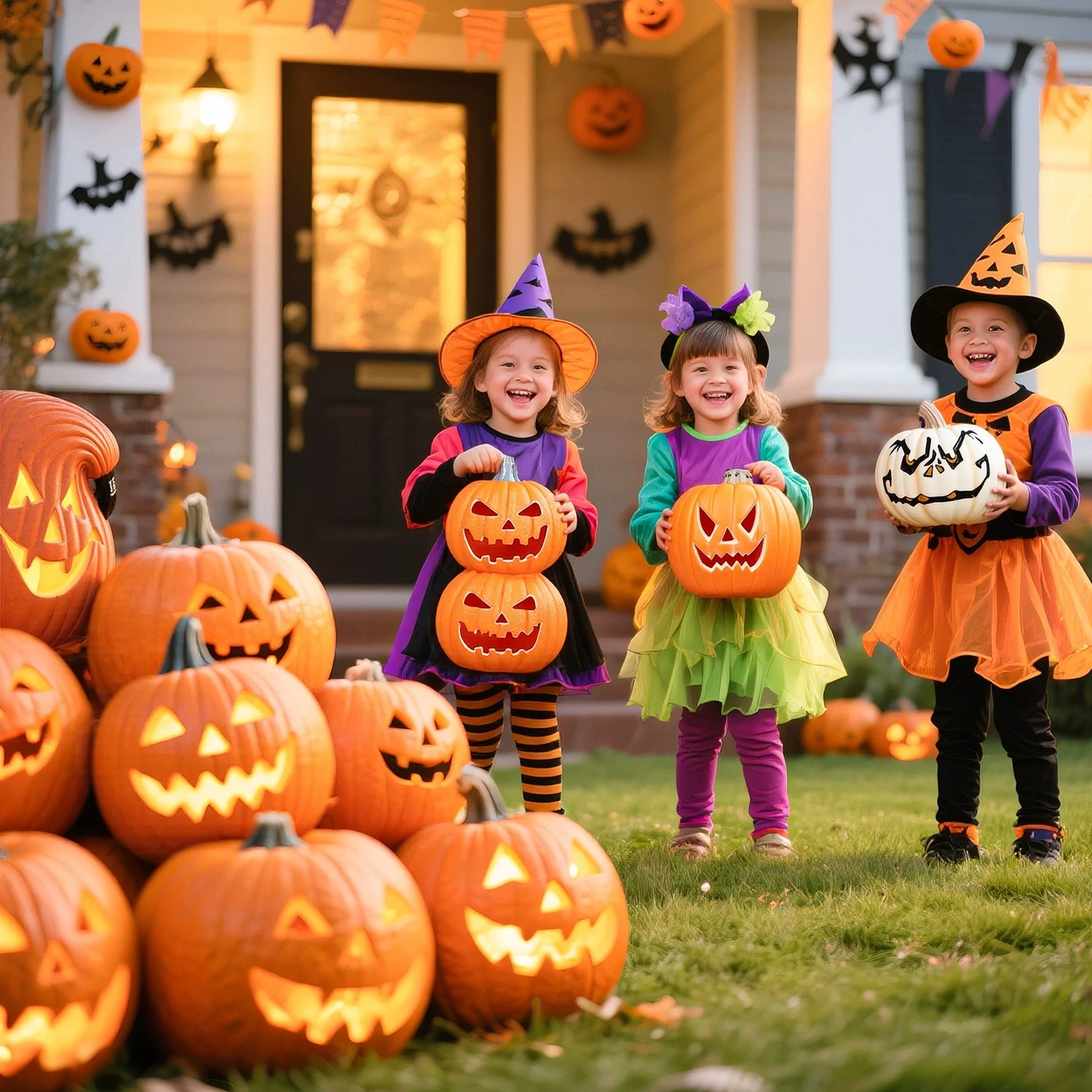 ของตกแต่งฟักทองเรืองแสงสามชั้น - Pumpkin Lantern Halloween บทวิจารณ์และราคา
